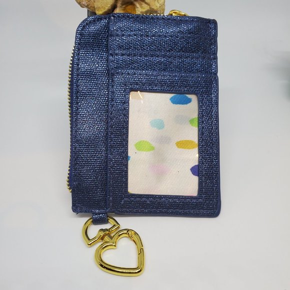 Sparkle Blue Credit Card / ID Holder Key Chain - Mary Kay Rewards Exclusive - Picture 1 of 6